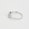 Bague 53.5 Bague maillon de chaîne en or blanc 18 carats et diamants 58 Facettes P22L5