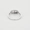 Bague 53.5 Bague maillon de chaîne en or blanc 18 carats et diamants 58 Facettes P22L5