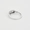 Bague 53.5 Bague maillon de chaîne en or blanc 18 carats et diamants 58 Facettes P22L5
