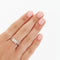 Bague 57 Bague Art déco en or blanc 18 carats et diamant 58 Facettes RÉF 11044/19