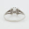 Bague 57 Bague Art déco en or blanc 18 carats et diamant 58 Facettes RÉF 11044/19