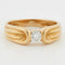 Bague 52 Bague en or jaune 18 carats sertie d’un diamant 0,25 ct 58 Facettes RÉF 10006/13