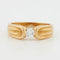 Bague 52 Bague en or jaune 18 carats sertie d’un diamant 0,25 ct 58 Facettes RÉF 10006/13