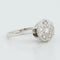Bague 50 Bague en or blanc 18 carats sertie de diamants 58 Facettes REF 12106/16