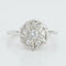 Bague 50 Bague en or blanc 18 carats sertie de diamants 58 Facettes REF 12106/16