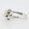Bague 54 Bague en or blanc 18 carats avec perle de culture et diamant 58 Facettes REF 6010/16