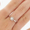 Bague 55 Bague en or blanc 18 carats sertie d’un diamant 58 Facettes REF 3026/05