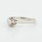 Bague 55 Bague en or blanc 18 carats sertie d’un diamant 58 Facettes REF 3026/05