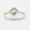 Bague 55 Bague en or blanc 18 carats sertie d’un diamant 58 Facettes REF 3026/05