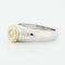 Bague 54 Bague en or blanc et jaune sertie d’un diamant 58 Facettes REF 5032/13