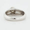 Bague 54 Bague en or blanc et jaune sertie d’un diamant 58 Facettes REF 5032/13