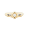 Bague 54 Bague en or jaune 18 carats avec diamants 58 Facettes REF 5066/18
