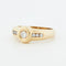 Bague 54 Bague en or jaune 18 carats avec diamants 58 Facettes REF 5066/18