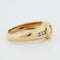 Bague 54 Bague en or jaune 18 carats avec diamants 58 Facettes REF 5066/18