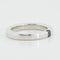 Bague 49 Bague en platine sertie d’un diamant noir 0,10 ct 58 Facettes RÉF 11034/19