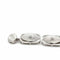 Boutons de manchette Boutons de manchette rectangulaires en or blanc et diamants 58 Facettes RÉF 1050/14