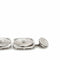 Boutons de manchette Boutons de manchette rectangulaires en or blanc et diamants 58 Facettes RÉF 1050/14
