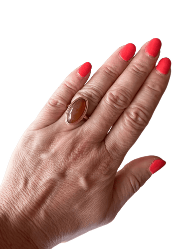 Bague 50 Bague en or jaune 18 carats sertie d’un quartz fumé 58 Facettes 6099/15