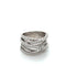 Bague 56 Leo Pizzo - Bague en or blanc 18 carats et diamants 58 Facettes 1.0000257/4