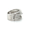 Bague 56 Leo Pizzo - Bague en or blanc 18 carats et diamants 58 Facettes 1.0000257/4