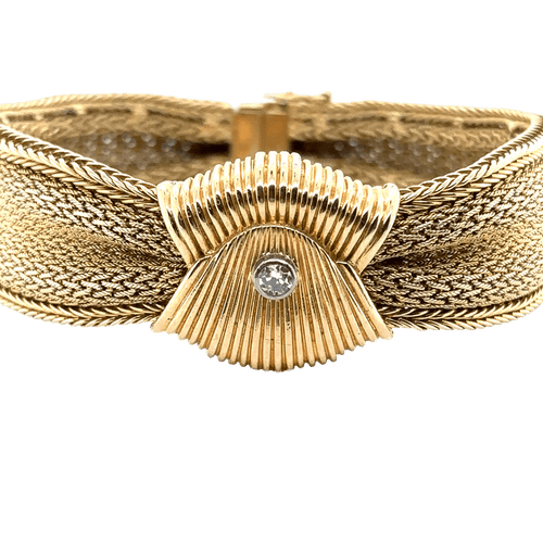 Montre Blancpain - Montre mystérieuse en or jaune et diamant 58 Facettes 1.0000191/1