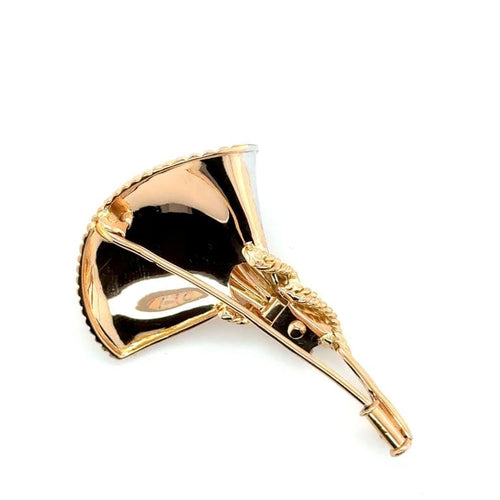Broche Broche ancienne en or rose et platine avec rubis et diamants 58 Facettes 1.0000350/1