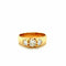 Bague 63 Bague vintage en or jaune 18 carats et diamants (1970) 58 Facettes 1.0000378/3