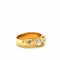 Bague 63 Bague vintage en or jaune 18 carats et diamants (1970) 58 Facettes 1.0000378/3