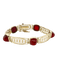 Bracelet Art déco - Bracelet en or jaune 18 carats et cornaline 58 Facettes 1.0000378/1