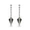 Boucles d'oreilles Art déco - Boucles d’oreilles en or blanc et diamants 58 Facettes 1.0000461/3
