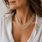 Collier Collier 3 rangs de perles de culture en or blanc 18 carats 58 Facettes 1.0000481/1