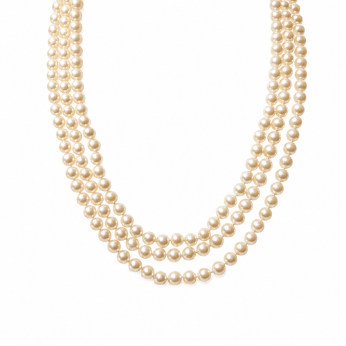 Collier Collier 3 rangs de perles de culture en or blanc 18 carats 58 Facettes 1.0000481/1