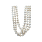 Collier Collier vintage 3 rangs de perles de culture, fermoir en or blanc 18 carats 58 Facettes 1.0000481/2