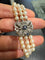 Collier Collier vintage 3 rangs de perles de culture, fermoir en or blanc 18 carats 58 Facettes 1.0000481/2