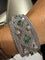 Bracelet Bracelet vintage en or blanc 18 carats serti de diamants et émeraudes 58 Facettes 1.0000651/3