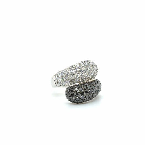 Bague 54 Bague en or blanc 18 carats sertie de diamants 58 Facettes 1.0000689/1