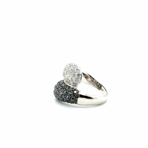Bague 54 Bague en or blanc 18 carats sertie de diamants 58 Facettes 1.0000689/1