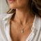 Pendentif Pendentif en or blanc 18 carats avec diamants 58 Facettes 1.0000685/1