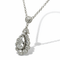 Pendentif Pendentif en or blanc 18 carats avec diamants 58 Facettes 1.0000685/1