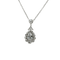 Pendentif Pendentif en or blanc 18 carats avec diamants 58 Facettes 1.0000685/1