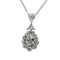 Pendentif Pendentif en or blanc 18 carats avec diamants 58 Facettes 1.0000685/1