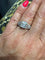 Bague 54 Bague en or blanc 18 carats sertie de diamants baguette 58 Facettes 1.0000666/1