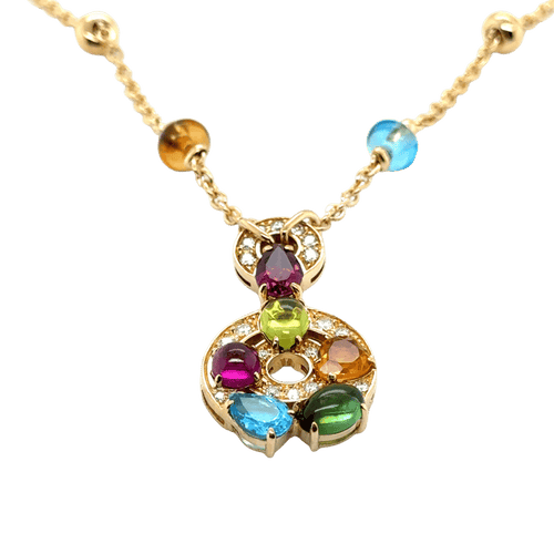 Collier Bulgari Collection Astrale - Collier en or jaune 18 carats et diamants 58 Facettes 1.0000848/2