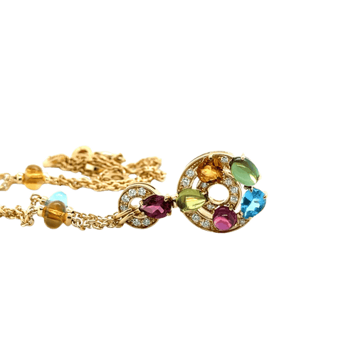 Collier Bulgari Collection Astrale - Collier en or jaune 18 carats et diamants 58 Facettes 1.0000848/2
