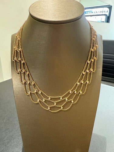 Collier Chopard Les Chaînes - Collier en or jaune et diamants 58 Facettes 1.0000813/1