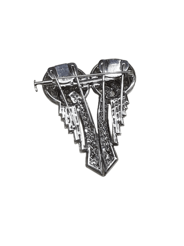Broche Broche Art déco transformable en platine et diamants 58 Facettes 1.0000876/3