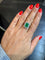 Bague 54 Bague en or blanc 18 carats avec émeraude 2,65 ct et diamants 58 Facettes 1.0000791/1