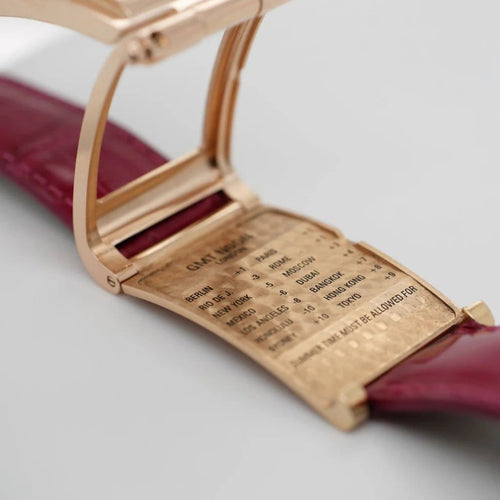 Montre Corum Tobogan Flip Up - Montre femme en or rose 18 carats quartz 58 Facettes 1.0000977/2