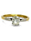 Bague 51 Solitaire - Bague en or jaune 18K et diamant ovale 0,35 ct 58 Facettes 1376