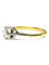 Bague 51 Solitaire - Bague en or jaune 18K et diamant ovale 0,35 ct 58 Facettes 1376